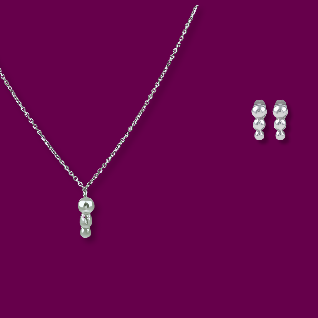 Mina Stud & Necklace Set